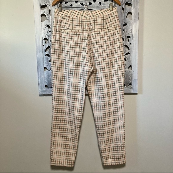 NWOT Rag & Bone Poppy Ivory Check High Waisted Wool Trouser Pants - Picture 8 of 15
